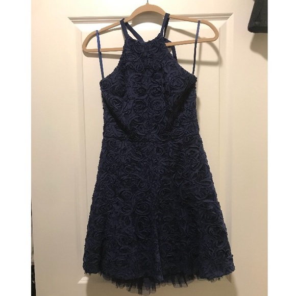 Navy blue dress from BCBGMAXAZRIA - Picture 2 of 4